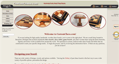 Desktop Screenshot of customchess.com